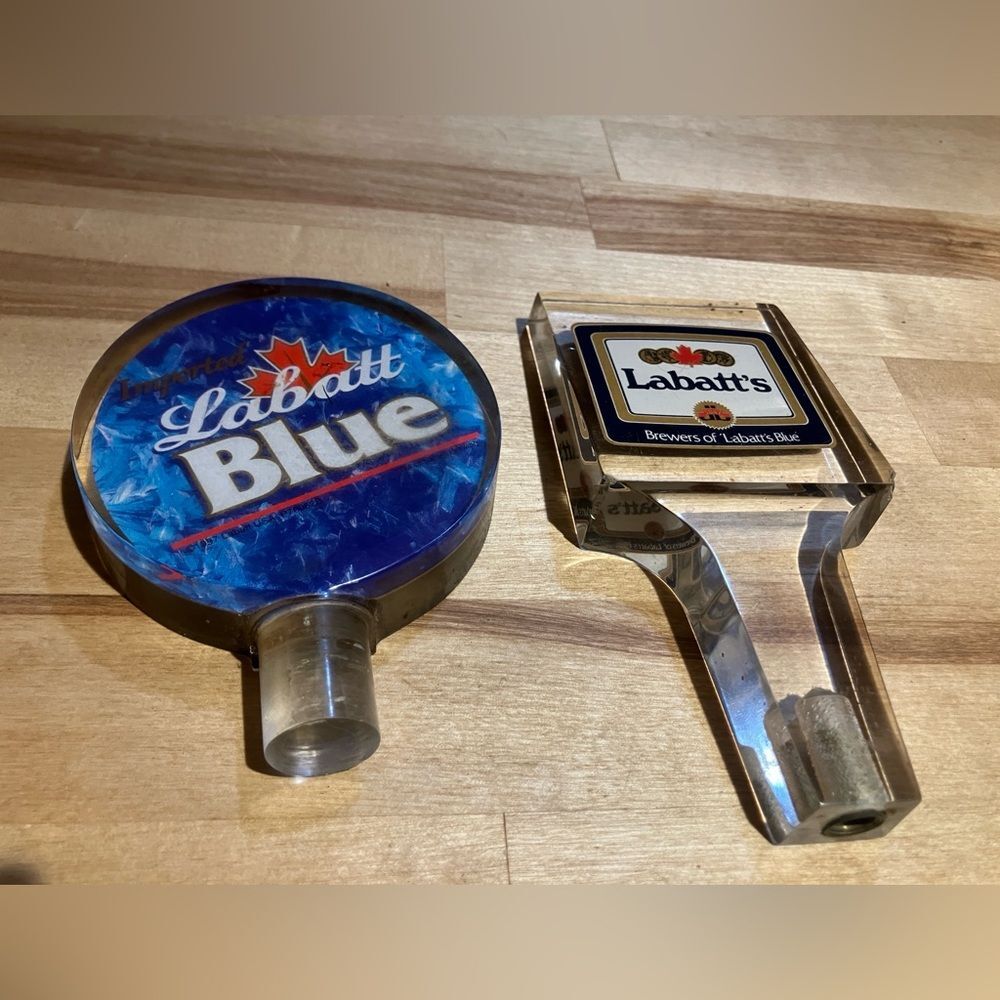 Set of two beer tap pulls for beer kegs, great condition